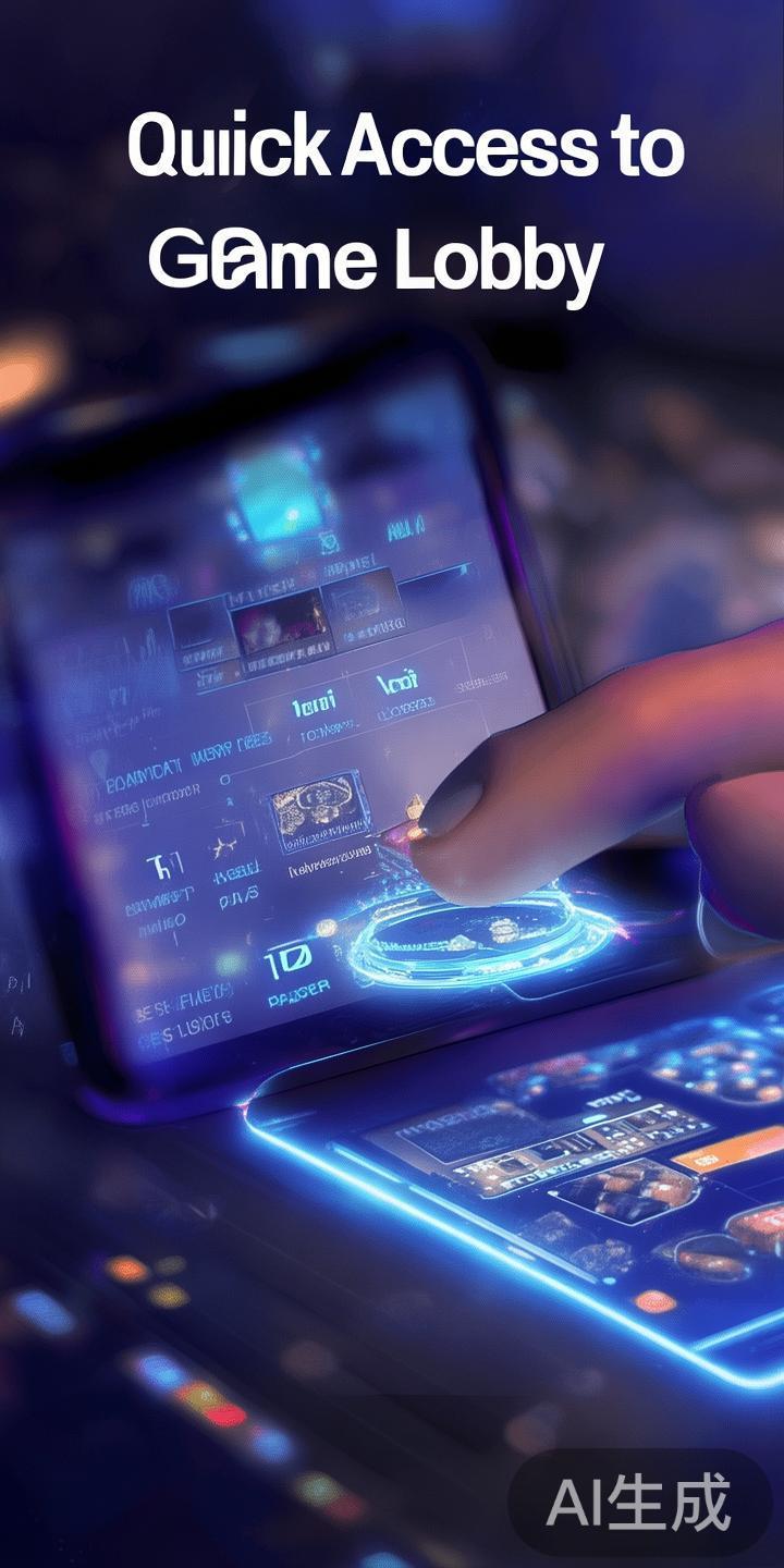 快速进入游戏大厅
通常，APP提供一键进入不同游